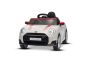 Coche eléctrico BMW Mini Cooper 12V, blanco, reproductor MP3 con conexión USB y Bluetooth, control remoto 2,4 GHz, motor 2 x 25 W, batería de litio, luces LED, licencia ORIGINAL