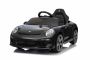 Coche eléctrico RUF GT 12V, negro, con puertas abatibles, control remoto 2,4 GHz, luces LED delanteras y traseras, entrada USB/Aux, batería de litio, 2 motores de 35W, licencia ORIGINAL