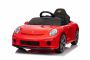 Coche eléctrico RUF GT 12V, rojo, con puertas abatibles, control remoto 2,4 GHz, luces LED delanteras y traseras, entrada USB/Aux, batería de litio, 2 motores de 35W, licencia ORIGINAL