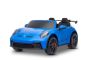 Coche eléctrico para niños Porsche 911 GT3  24V con tracción 4x4, azul, dos plazas, control remoto 2,4 GHz, entrada USB/AUX, motores de 200W, suspensión, batería de litio, luces LED delanteras y traseras, licencia ORIGINAL