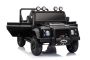 Coche eléctrico para niños Land Rover Defender 110 SVX 12V, negro , tracción 4X4, luces LED, suspensión en ruedas delanteras y traseras, control remoto 2,4 GHz, entrada USB/Aux, Bluetooth, batería de litio, 4 motores de 25W, licencia ORIGINAL