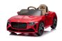 Coche eléctrico para niños Bentley Bacalar 12V, rojo, puertas que se abren hacia arriba, control remoto 2,4 GHz, luces LED, entrada USB/AUX, suspensión, batería de litio, 2 motores de 25W, licencia ORIGINAL