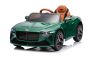 Coche eléctrico para niños Bentley Bacalar 12V, verde, puertas que se abren hacia arriba, control remoto 2,4 GHz, luces LED, entrada USB/AUX, suspensión, batería de litio, 2 motores de 25W, licencia ORIGINAL