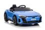Coche eléctrico para niños Audi RS E-tron GT 12V, azul, asiento individual amplio, control remoto 2,4 GHz, entrada USB / AUX, Bluetooth, suspensión, batería de litio, luces LED, 2 motores de 25W, licencia ORIGINAL