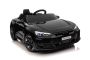 Coche eléctrico para niños Audi RS E-tron GT 12V, negro, asiento individual amplio, control remoto 2,4 GHz, entrada USB / AUX, Bluetooth, suspensión, batería de litio, luces LED, 2 motores de 25W, licencia ORIGINAL