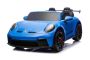 Coche eléctrico para niños Porsche 911 GT3  24V con tracción 4x4, azul, dos plazas, control remoto 2,4 GHz, entrada USB/AUX, motores de 200W, suspensión, batería de litio, luces LED delanteras y traseras, licencia ORIGINAL