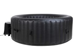 BeneoSpa NUEVO Spa de burbujas inflable portátil para 6 personas, tubo caliente, jacuzzi, negro