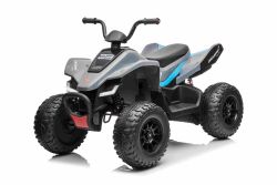 Quad Eléctrico para Niños con licencia McLaren Racing MCL 12V 4X4, gris, ruedas blandas de EVA, control remoto, asiento de cuero sintético, suspensión trasera, motor 4 x 35W, luces LED, batería 12V10Ah