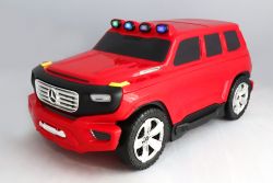 Kids Pull Along Equipaje con licencia de Mercedes-Benz Ener-G-Force - Bolso de viaje pequeño rojo