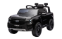 Coche eléctrico para niños FORD Ranger 12V, negro, Asiento de piel, Mando 2.4 GHz, Entrada Bluetooth/USB, Suspensión, Batería 12V, Ruedas de Plástico, 2 Motores X 30W, Licencia ORIGINAL