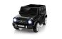 Coche eléctrico para niños Mercedes G nuevo, negro, licencia original, batería recargable, puertas abatibles, asiento individual, 2 motores, batería de litio, control remoto 2.4 GHz, suspensión trasera, arranque suave