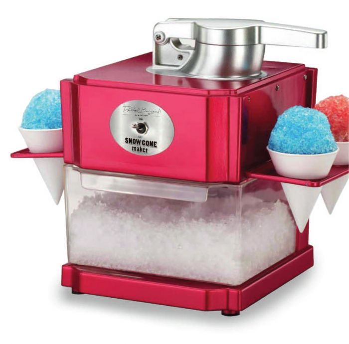 Richard Bergendi Appliances Snowcone / Slushie Maker, picado, bebidas de hielo, máquina de hielo triturado