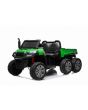 Coche eléctrico RIDER 6X6 24V con tracción en las 4 ruedas - 4X 100W, batería de 24V, ruedas EVA, ejes de suspensión, control remoto de 2.4 GHz, dos plazas, reproductor de MP3 con entrada USB / SD, Bluetooth