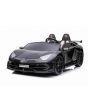 Coche eléctrico Lamborghini Aventador 24V para dos usuarios, Pintura negra, Reproductor MP4, Asientos de polipiel, Puertas de apertura vertical, Motor 2 x 45W, Batería de 24V, 2.4 Ghz RC, Ruedas EVA blandas, Suspensión, Arranque suave