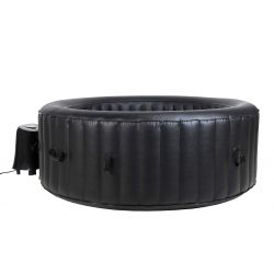 BeneoSpa NUEVO Spa de burbujas inflable portátil, bañera de hidromasaje, jacuzzi, negro
