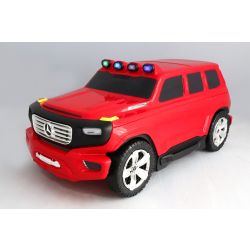 Kids Pull Along Equipaje con licencia de Mercedes-Benz Ener-G-Force - Bolso de viaje pequeño rojo