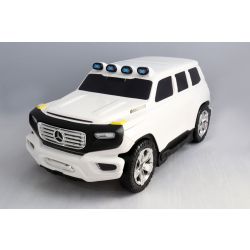 Kids Pull Along Equipaje con licencia de Mercedes-Benz Ener-G-Force- Bolso de viaje pequeño blanco