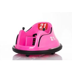Ride-on eléctrico RIRIDRIVE 12V rosa, adecuado para uso en interiores y exteriores, control remoto de 2.4 Ghz, iluminación LED, control de joystick, motor 2 X 15W