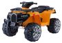 Electric Ride-On Quad ALLROAD 12V, naranja, enormes ruedas EVA suaves, 2 x 12V, motor, luces LED, reproductor de MP3 con USB, batería 12V7Ah
