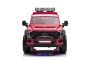 Coche eléctrico para Niños Ford super duty ,24V rojo, biplaza, tracción 4X4 con suspensión y motores de 24 V de alto rendimiento, ruedas traseras dobles de EVA, asiento de polipiel, control remoto de 2,4 GHz, rampa de luz LED, reproductor MP3 con entra
