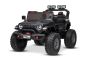 Coche eléctrico para niños Beneo Motors OFFRIDE 4x4² biplaza 12V, negro, reproductor MP3 con entrada USB/AUX, tracción 4x4, batería de litio, enormes ruedas EVA con suspensión en las ruedas traseras, control remoto, luces LED.