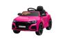 Coche eléctrico Audi RSQ8 Rosa, Entrada USB / SD, asiento de polipiel, Motor 2x 35W, Batería 12V / 7Ah, Control remoto 2.4 Ghz, Ruedas Soft EVA, Luces LED, Arranque suave, Licencia ORIGINAL