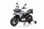 Moto Eléctrica BMW F850 GS, Matriculada, Batería 12V, Ruedas blandas EVA, Motores 2 x 35W, Luces LED, Ruedas auxiliares, Reproductor MP3 con entrada USB/Aux, Blanca