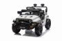 Coche eléctrico para niños OFFROAD NEW con tracción trasera, blanco, batería de litio, chasis alto, asiento ancho, suspensión en las ruedas traseras, control remoto de 2.4 GHz,  luces LED