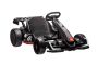 Kart Drift con licencia para conducir AUDI 24V, negro, luces LED, motor 2 x 150W, modo Drift con una velocidad de 12 Km/h, batería 24V, construcción de acero macizo, asiento ajustable, reproductor MP3