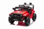 Coche eléctrico para niños OFFROAD NEW con tracción trasera, rojo, batería de litio, chasis alto, asiento ancho, suspensión en las ruedas traseras, control remoto de 2.4 GHz, luces LED