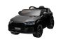 Coche eléctrico para niños Audi Q7 negro, Monoplaza, Suspensión independiente, Batería 12V, Mando a distancia, Motor 2 x 35W, Luces LED, Reproductor MP3 con entrada USB/AUX, Licenciado