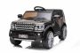 Coche eléctrico Land Rover Discovery, negro, licencia original, funciona con batería, luces LED, puertas y capó que se abren, 2 motores de 35 W, batería de 12 V, control remoto de 2,4 Ghz,  suspensión, arranque suave, USB / AUX entrad