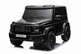 Coche eléctrico para niños Mercedes-Benz G63 AMG 4x4² Biplaza 12V, negro, Reproductor MP3 con entrada USB/AUX, Tracción 4x4, Batería 12V14Ah, Ruedas EVA con suspensión, Asientos en polipiel, Mando a distancia, Licencia