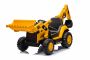 Excavadora Eléctrica Caterpillar con Licencia, con Cucharón de Nivelación y Excavación, Monoplaza, Amarilla, Entrada USB en Reproductor MP3, Tracción Trasera con 2 Motores de 30W y Batería de Litio