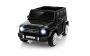Coche eléctrico para niños Mercedes G nuevo, negro, licencia original, batería recargable, puertas abatibles, asiento individual, 2 motores, batería de litio, control remoto 2.4 GHz, suspensión trasera, arranque suave
