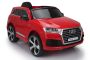 Coche Eléctrico Audi Q7 Quattro Nuevo, Rojo, Con Licencia Original, Batería, Puertas Que se Abren, Asiento Individual, 2 x Motor, Batería de 12 V, Control Remoto de 2.4 Ghz, Ruedas de EVA Suave, Arranque Suave