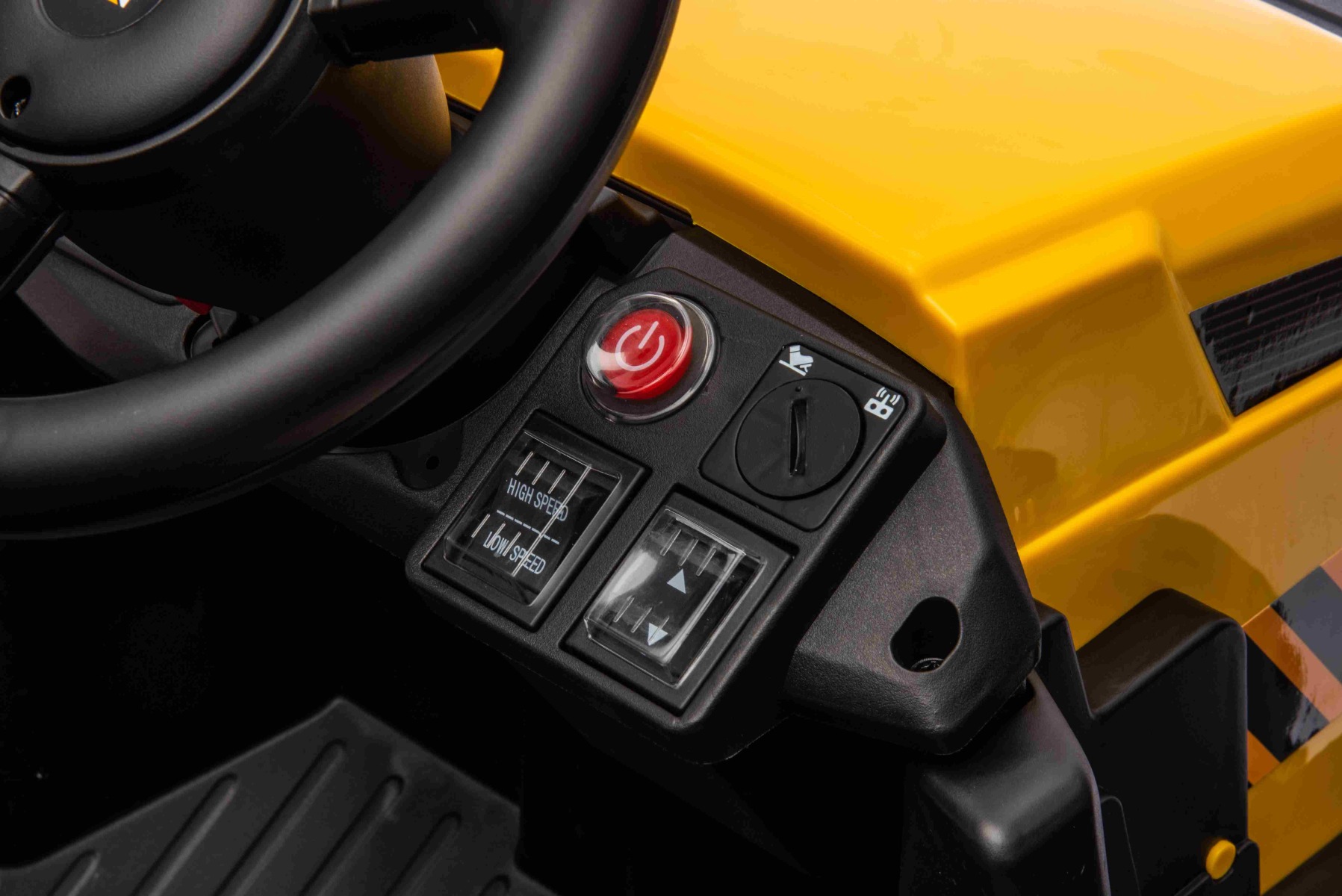 Control remoto, interruptor de velocidad y dirección