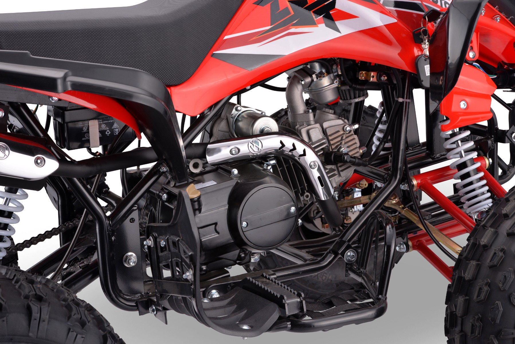 Motor de cuatro tiempos con transmisión automática