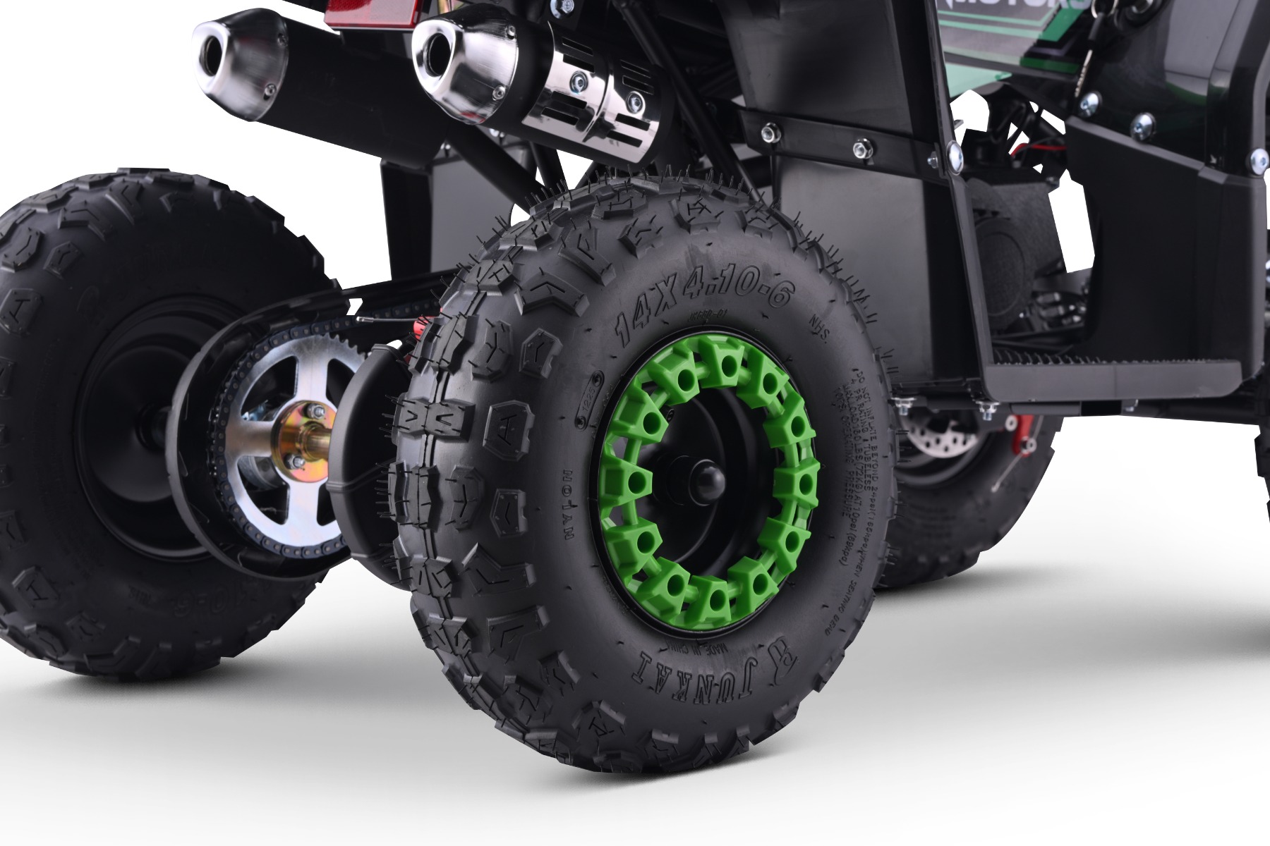Escape deportivo doble con protectores
