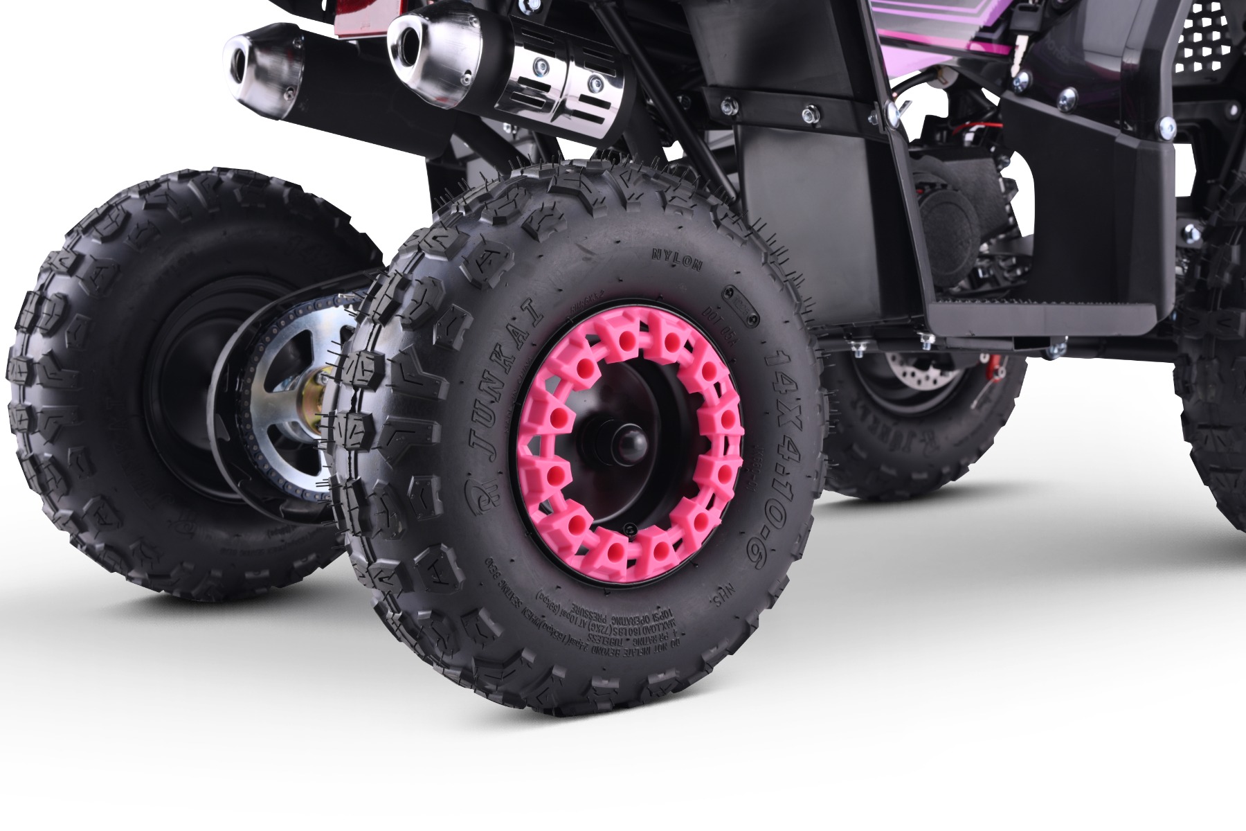 Escape deportivo doble con protectores