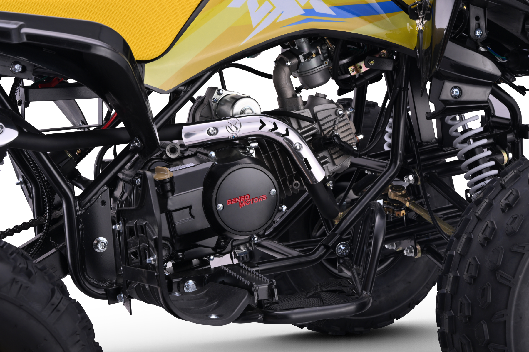 Motor de cuatro tiempos con transmisión automática